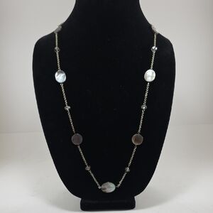 Bay Studio Silver and Moonstone Necklace
